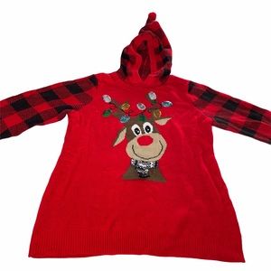 No Boundaries reindeer Christmas sweater hoodie